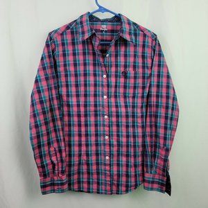 George Strait For Wrangler Her Pink Blue Plaid But